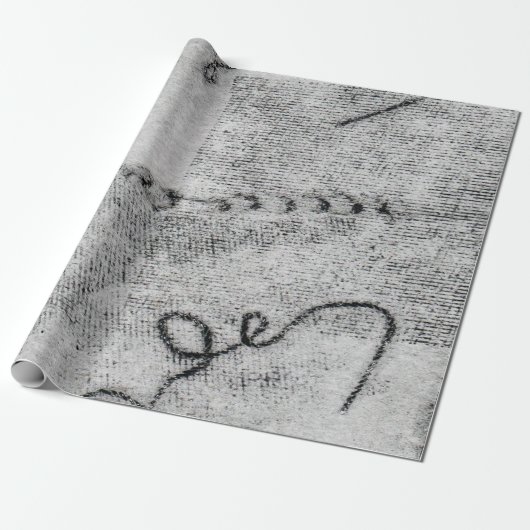 Blind reliëf cadeaupapier (Uitgerold)