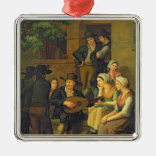 Blind Singer, 1828 Metalen Ornament