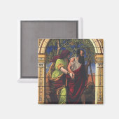 Blind Tobit en Wife Anna,  religie Magneet (Voorkant / Achterkant)