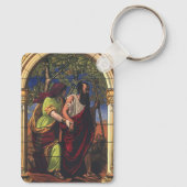 Blind Tobit en Wife Anna, religie Sleutelhanger (Achterkant)