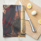 Blind Tobit en Wife Anna,  religie Theedoek (Quarter Fold)