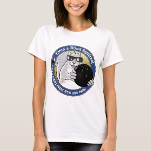 Blind vierkant Bowling T-shirt