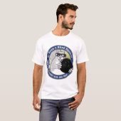 Blind vierkant t-shirt (Voorkant volledig)