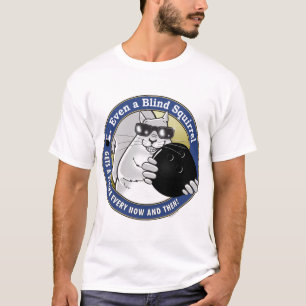 Blind vierkant t-shirt