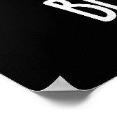 Blinde datum Funny Fruit Pun Dark BG Poster (Hoek)