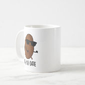Blinde datum Funny Fruit Pun Koffiemok (Voorkant links)