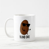 Blinde datum Funny Fruit Pun Koffiemok (Links)