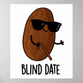 Blinde datum Funny Fruit Pun Poster (Voorkant)