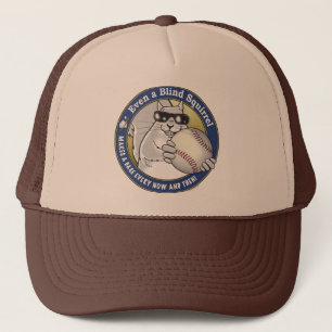 Blinde eekhoorn honkbal trucker pet