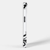 Blinde en witte vispellijnen | iPhone Case (Achterkant / Rechts)