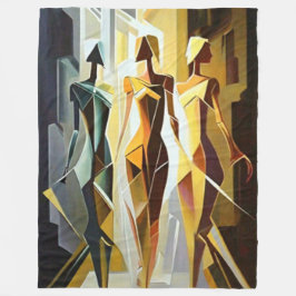 Blinde kunstdeken fleece deken