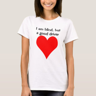 Blinde Meisjes Kunnen Bewustzijn Van Handicaps Rij T-shirt
