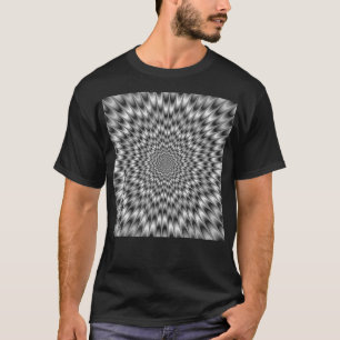 Blinde optische illusie T-shirt Oogmagische stroom