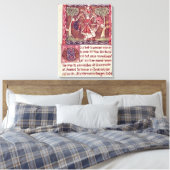 Blindengodin Fortune met koning Arthur Canvas Afdruk (Insitu (Slaapkamer))