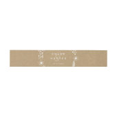 Blindenkruid met flora en fauna uitnodigingen wikkel (Vlak)