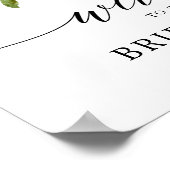 Blindenroze flessen Botanisch Vrijgezellenfeest We Poster (Hoek)