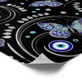 Blindereministoelpatroon Poster (Hoek)