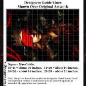 Blindfolded Gothic Queen of Ravens FC5L Decoupage Tissuepapier