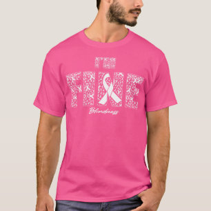 Blindheid Bewustzijn Fijne Linten in deze familie T-shirt