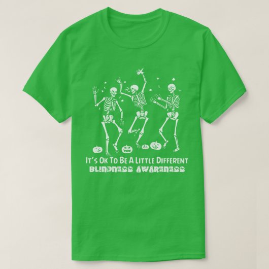 Blindheid Bewustzijn is een beetje anders T-shirt (Design voorkant)