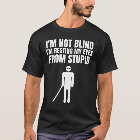 blindheid blinden 1 t-shirt (Voorkant)