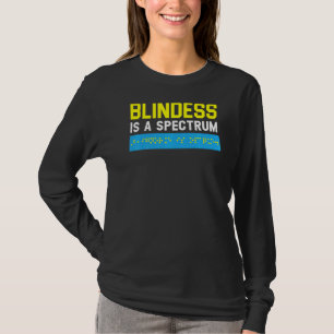 Blindheid is een symbool voor brailleschommeling v t-shirt