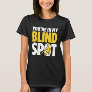 Blindheid voor blinde mensen braille t-shirt