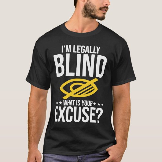 Blindness No Excuse Blind T-shirt (Voorkant)