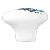 Bling Birds Thema Keramische Knop (Zijkant)