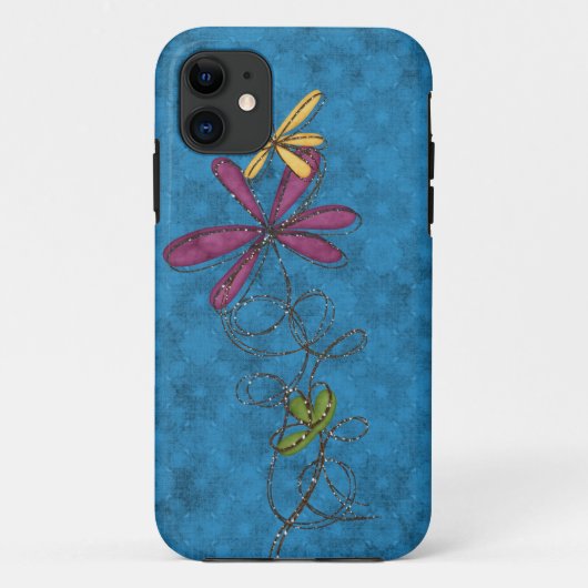 Bling Blossoms Case-Mate iPhone Case (Achterkant)
