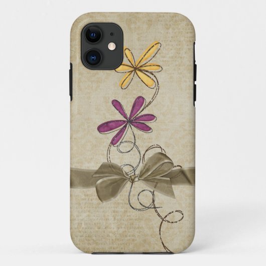 Bling bouquet over dameskoker Case-Mate iPhone case (Achterkant)