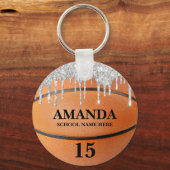 Bling Drip Basketball Sleutelhanger (Voorkant)