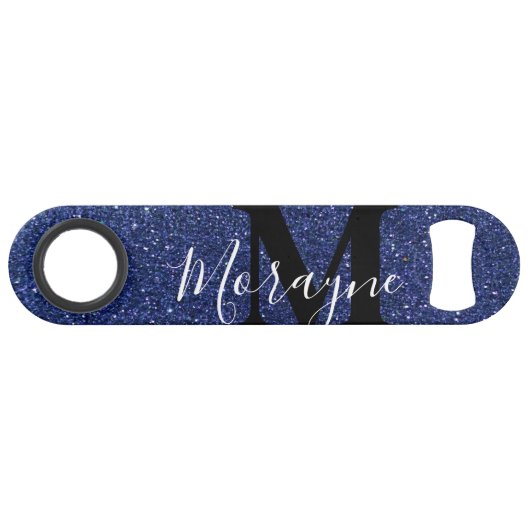Bling Drôle Boire Marine Blue Parties scintillant  (Dos Horizontal)