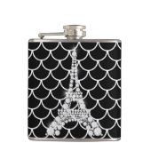 Bling Eiffel Tower Heupfles (Voorkant)