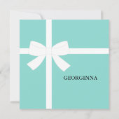 Bling Glam Blauwgroen Tiara Birthday Celebration P (Achterkant)