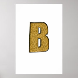 Bling Gold B Poster