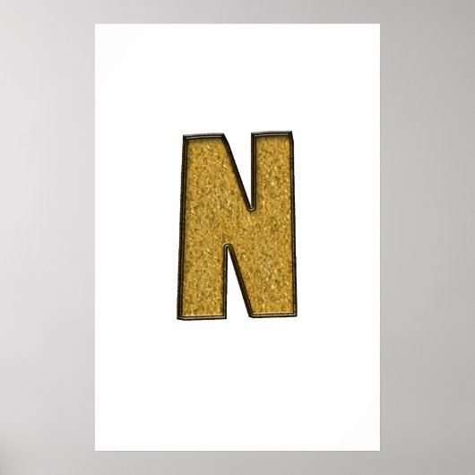 Bling Gold N Poster (Voorkant)