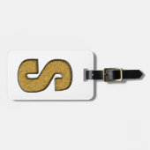 Bling Gold S Bagagelabel (Voorkant horizontaal)