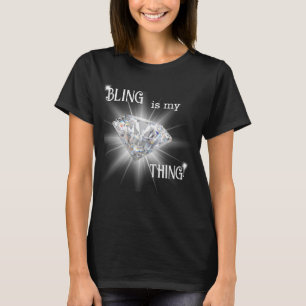 Bling is mijn ding Sparkle Diamond T-shirt