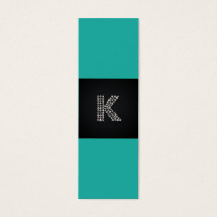 bling - K Mini Visitekaartjes