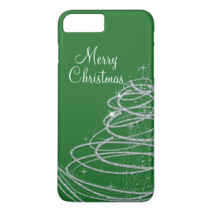 Bling Kerstboom iPhone 8 Plus / 7 Plus Hoesje