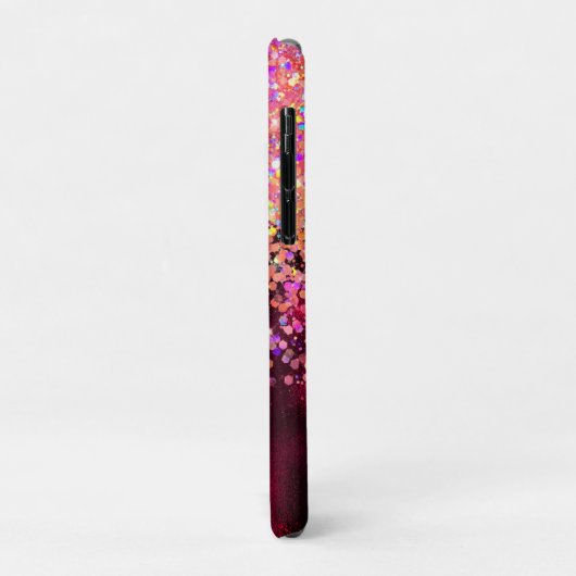 Bling Luxury Sparkle Holographic Glitter Custom Case-Mate iPhone Case (Achterkant/links)