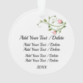 Bling me op hoge hakken ornament (achterkant)