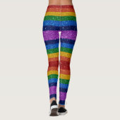 Bling me op Regenboog 5 Pop Mode Leggings (Achterkant)