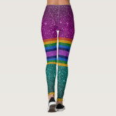 Bling Me Up Rainbow 7 Pop Fashion Leggings (Dos)