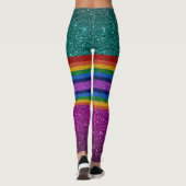 Bling Me Up Rainbow 8 Pop Fashion Leggings (Dos)