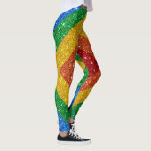 Bling Me Up Rainbow Pop Fashion Leggings (Droite)