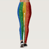 Bling Me Up Rainbow Pop Fashion Leggings (Dos)