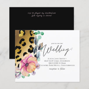 Bling Meisjesachtige Glam Luipaardprint Roze Goude