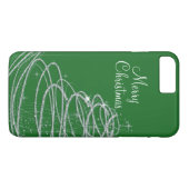 Bling Merry kerstboom Case-Mate iPhone Case (Achterkant (Horizontaal))